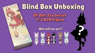 Blind Box Unboxing  UF Doll Tea Series 16 BJD Figure  kikagoods [upl. by Nueoras]