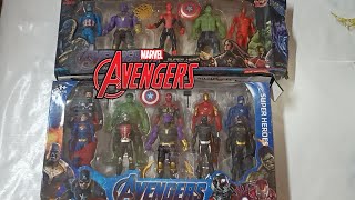 Avengers ToysAction Figures Sets ASMR Unboxing SpiderMan  Ironman  Hulk  Batman toys avengers [upl. by Mcquoid591]