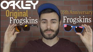 Oakley Original Frogskins vs 35th Anniversary Frogskins [upl. by Sinegra]