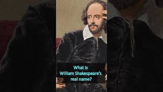 What is William Shakespeare’s real name csp history shortvideo shorts viralshorts [upl. by Nnave]