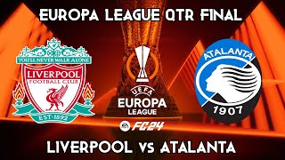 Liverpool vs Atalanta Europa League 1st Leg FC 24 [upl. by Amieva939]