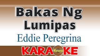 Bakas Ng Lumipas  Eddie Peregrina KARAOKE [upl. by Quartus]