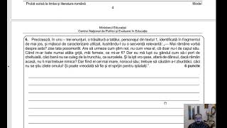 Rezolvare model oficial Evaluare Națională 2025 limba și literatura română [upl. by Choo]