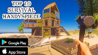 ► Top 10 Survival Handyspiele  Überleben Smartphone Spiele Apps Kostenlos Android  iOS [upl. by Issy]