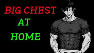 Home Chest Workout  HOW TO BUILD A BIG CHEST AT HOME [upl. by Atilem298]