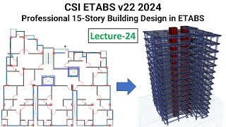 24 CSI ETABS v22 2024 Apply Lateral Load in Etabs  Why do we use a diaphragm in ETABS [upl. by Happy]