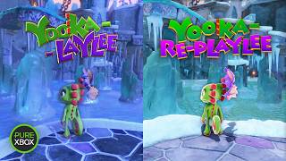 YookaReplaylee Vs YookaLaylee Gameplay Comparison [upl. by Atteiram]