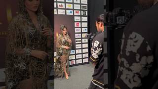 Urvashi rautela interview during fashion show in dubai [upl. by Garik]