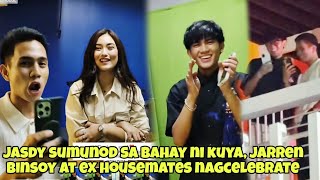 PBB AFTER EVICTIONJARREN AT BINSOY SINUNDAN NlLA JAS at DYLAN EX HOUSEMATES NAGCELEBRATE [upl. by Aititel]