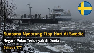 Kalau Mau ke Kota Harus Nyebrang Pulau Tiap Hari di Swedia Meskipun Air Laut Membeku II Sweden [upl. by Aenad]