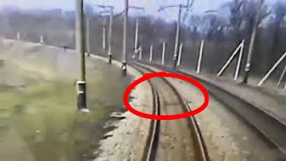 4 moments of the train crash captured on camera [upl. by Emaj252]