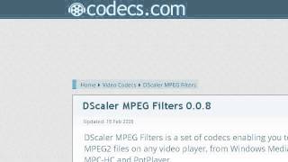 HowTo Install MPEG 2 Codecs [upl. by Boni510]