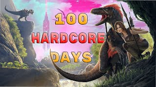 quotI survivedquot 100 Days Of ARK The Island Hardcore and this is what happened [upl. by Uhsoj]