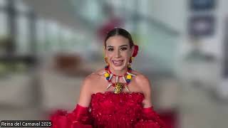 LA REINA DEL CARNAVAL DE BARRANQUILLA 2025 TATIANA ÁNGULO FERNÁNDEZ DE CASTR EN MAGAZÍN ESPECTACULAR [upl. by Amalle245]