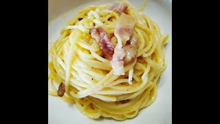 CARBONARA ORIGINALE CREMOSA Tutti i Trucchi Real Italian carbonara recipe [upl. by Ycats382]