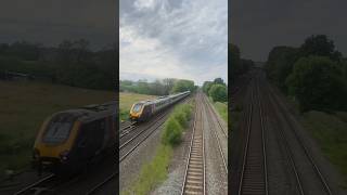 Train at Clay Cross NJunction Super Voyager heads to Scotland [upl. by Eenej646]