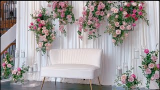 DIY  Floating Floral Stand Backdrop [upl. by Newhall]