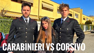 CARABINIERI 👮🏻‍♂️ Quando Fermi LA PROF DEL CORSIVO😨  iPantellas amp Elisa Esposito [upl. by Kerby]