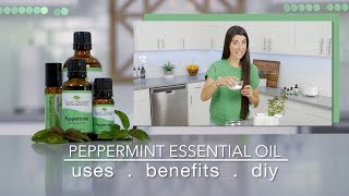 Peppermint Essential Oil Best Uses amp Benefits  Quick How To [upl. by Mavilia521]