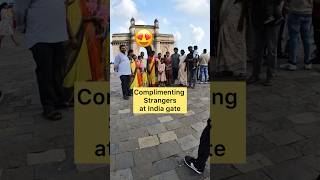 Complimenting Indians at India Gate😁 [upl. by Caresa]