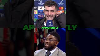 Micah Richards Speaks Italian With Christen Pulisic micahrichards thieryhenry pulisic acmilan [upl. by Urita538]