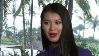 Miss World 2013  Interview with Miss World 2012  Wenxia Yu [upl. by Ahtar]