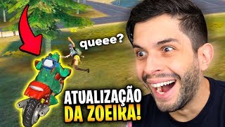 REI DA MOTO JÁ MITEI NA NOVA ATUALIZAÇÃO ZOEIRA DO FREE FIRE [upl. by Llenrap168]