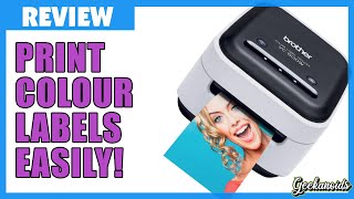 Brother VC500WCR Colour Thermal Label Printer Review [upl. by Rufford]