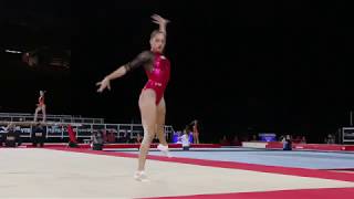 Larisa Lordache Romania  Floor  2017 World Championships Podium Training [upl. by Aihsena232]