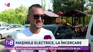 Mașinile electrice la încercare Șoferii vor încerca să parcurgă 1000 de kilometri în 24 de ore [upl. by Enyrhtac902]