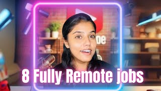 Top 8 Work From Home Jobs 2024  Hiring Across India No Experience [upl. by Aicenet]