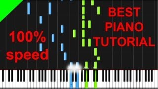 Eminem  Space Bound piano tutorial [upl. by Diet383]