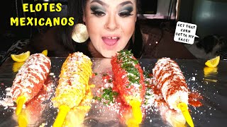 Mexican  Style Corn on the Cob Elote  Hot Cheetos Takis and Ruffles [upl. by Graubert312]