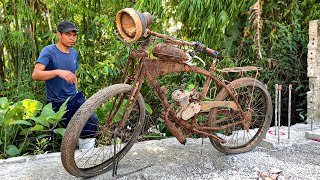 Motorized Bicycle Restoration  Restore Bicycle FLYER DELUXE 6 Forgotten [upl. by Piotr]