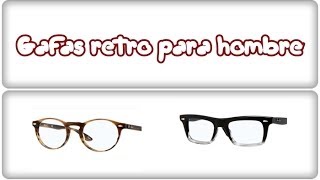 Imágenes de gafas para hombre Gafas para hombre Gafas de pasta retro para hombre [upl. by Regdirb]