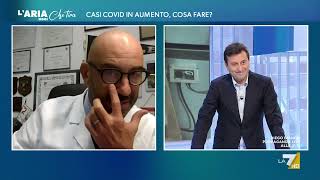 Contagi Covid in aumento linfettivologo Matteo Bassetti quotÈ come dire quanti mangiano il [upl. by Gannie]