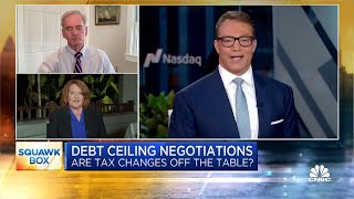 Tax changes should not be part of debt ceiling negotiations says former Sen Heidi Heitkamp [upl. by Misa]