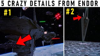 5 Insane Details from the Battle of Endor  Star Wars Lore [upl. by Kendy442]