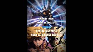 Giorno Giovanna Gold Experience Requiem Vs Enrico Pucci Made In Heaven [upl. by Enirol]