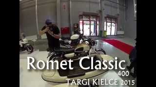 ROMET CLASSIC 400  Motocykl z koszem  Targi Kielce Moto Expo 2015 [upl. by Peti]