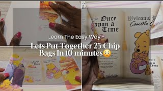 Fast and Easy DIY Baby Shower Favors 25 Custom Chip Bags  Keepsake Booklet Reveal [upl. by Pulsifer]