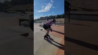 Clockwork ledge drop for Powder Springs Skater elleseven movementcoach skate geogia shorts 2024 [upl. by Yarezed]