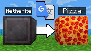 I Put Every Minecraft Texture Through Google Translate 100000000 Times [upl. by Stempien]