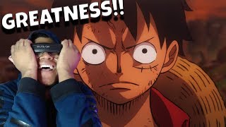 NEW ONE PIECE STAMPEDE OFFICIAL TRAILER REACTION [upl. by Azrim]