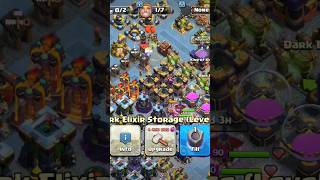 How do use extra dark elixir coc clashofclans dark viralvideo [upl. by Rosenwald613]