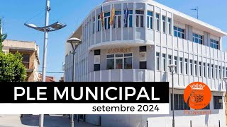 Ple municipal Picassent setembre 2024 [upl. by Clemen9]