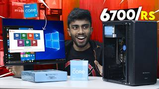 6700 Rs Budget Intel PC Build⚡Cheapest Online PC Build Ever🪛 Gaming [upl. by Atekal]