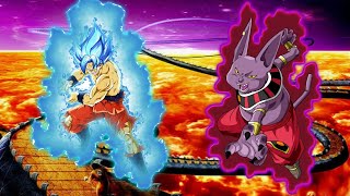 Universal blue goku vs Champa dargonball dbs anime animeseriesviralvideo goku trending edit [upl. by Ennelram998]