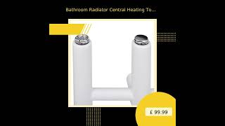 Bathroom Radiator Central Heating Towel Rail E Shape 600 x 1200 mm [upl. by Lisk]