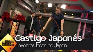 La chancla de la tortura el castigo que sufren los japoneses al perder apuestas  El Hormiguero 30 [upl. by Zitella839]